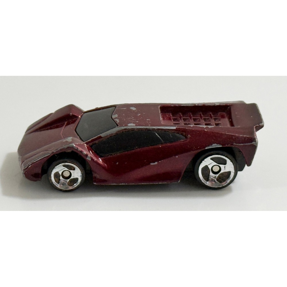 Hot Wheels Diecast Car Kids 1:64 Burgundy Vector W8 WX3 Prototype Vintage